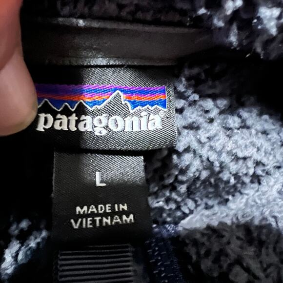 Patagonia Fleece Womens Large Gray Los Gatos Fleece 1/4 Zip Pullover *wearing - Picture 7 of 9